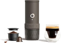 OutIn Machines à café 1 tasse, Marron, Mino Machine à espresso électrique portable, Tundra Brown, Autochauffage USB-C