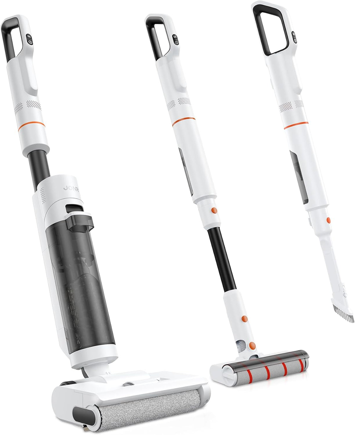 canapé JONR, Noir, ED20 Pro 3-en-1 Aspirateur Laveur, 17000Pa Aspirateur sans Fil Puissant, Auto Nettoyage avec séchage à l'air