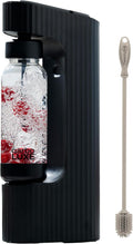 TWENTY39 Machines à eau pétillante et sodas, Noir, Seltzer & Carbonated Beverage Dispenser, Water Carbonation Fizz Maker (Vesuvius Black)