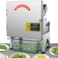 HENGCMM Mini-robots et hachoirs, 38 * 25,5 * 27,5 cm, 100 W, 220 V/50 Hz, 100 W, acier inoxydable, Noir