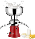 IYUESQ centrifugeuse, 480 × 230 x 320 mm, 200 W, 110 V-240 V, acier inoxydable, Noir, Séparateur de crème