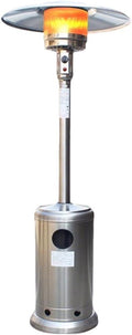 Chauffage épilateur à lumière pulsée, 5-13 kW, Argenté, à gaz extérieur, Double Couche en Acier Inoxydable