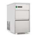 KLARSTEIN machine à glaçons, 145 W, 20 kg, Argenté, - Pro pour Transparents, Usage Domestique & Professionnel