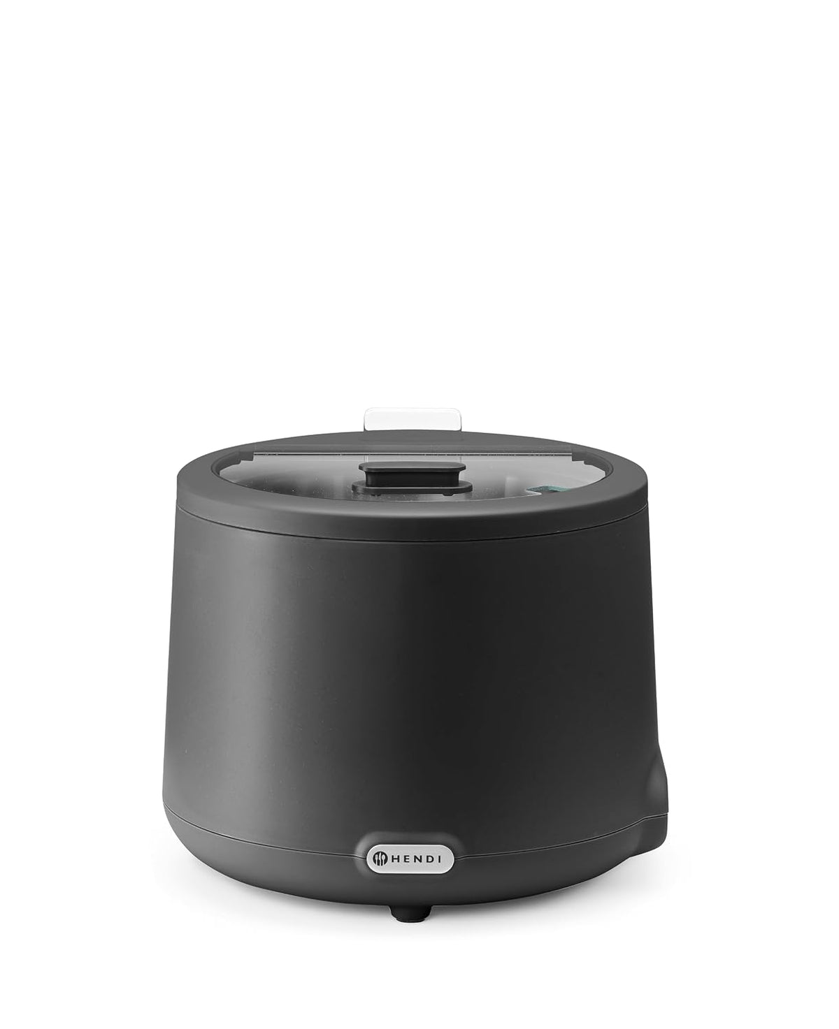 HENDI Chauffe-plats, 8 L, 240 V, 500 W, 325 mm, Noir/Argenté, Marmite à Soupe Électrique UNIQ, Aluminium, acier inoxydable