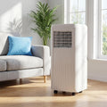 Faozhuo climatiseur portable, 10000 BTU, 7000 Btu, Blanc, Ventilateur Oscillant