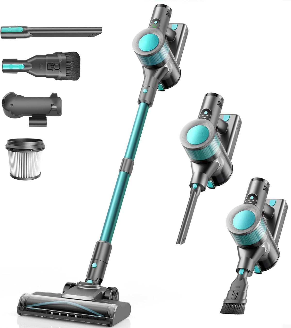 Ziaggnar aspirateur balai sans fil, Noir, Léger et Silencieux 3 en 1 S245