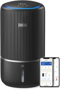 PHILIPS purificateur d'air, 78 m, 300 m, 16.5db, 650 ml, Noir, & Humidificateur 2-en-1 3400, Jusqu'à ², CADR ³/h