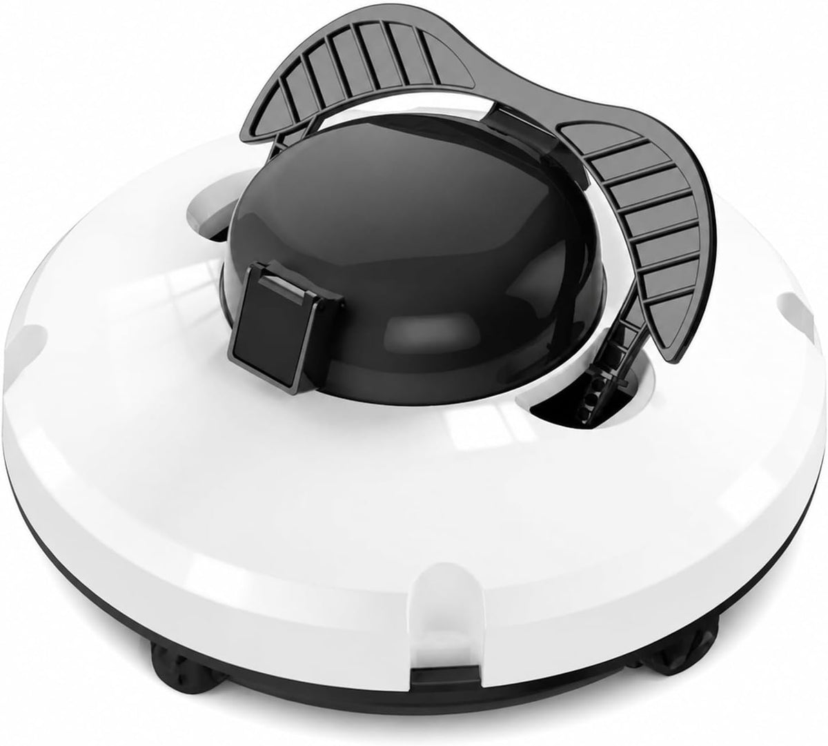 AMRTTWY Systèmes de nettoyage automatique, Noir, Nettoyeur de Piscine, Robot Nettoyeur de Piscine sans Fil Intelligent