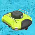 Aredwhiterui Systèmes de nettoyage automatique, 36,7 × 31 × 16,6 cm, 30 W, 80 m, Vert, Robot Nettoyeur De Piscine sans Fil avec Lumière LED