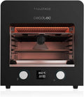Cecotec Fours grille-pain, 2200 W, 220-240 V, Noir, Gril Txuletaco 8000 Inferno, Plateau pour cuire des pizzas