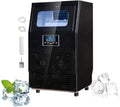 PanHuiWen machine à glaçons, 345*339*602 mm/13.6*13.4*23.7in, 200 W, 220 V/50Hz, 4 kg, 40 kg, Noir