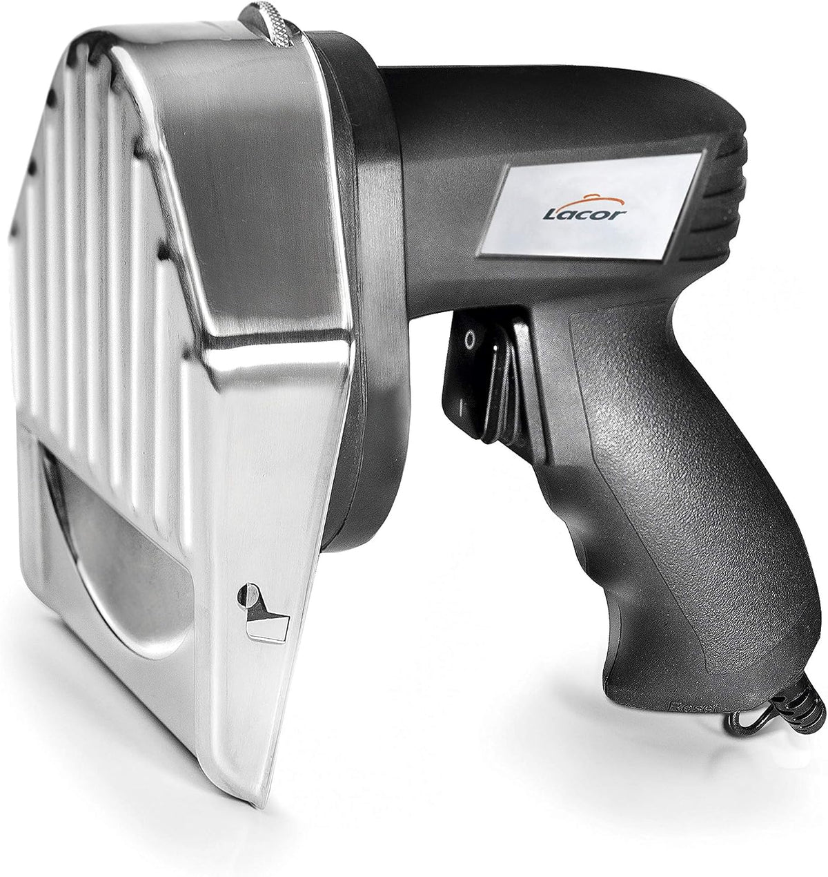 LACOR Couteaux électriques, Blanc, 69230 - Coupe-kebab électrique, couleur noire, Ustensile professionnel durable