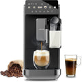Cecotec machine à café, 2 L, 240 ml, 280 g, Noir, Cafetière Superautomatique Cremmaet Lungo Latte. 19Bars, Thermoblock