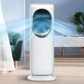 climatiseur portable Climatiseur, ABS, Blanc, portable, ventilateur rafraîchissant et chauffant, Télécommande