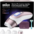 Braun épilateur à lumière pulsée, Marron/Blanc, Epilateur Lumiere Pulsee Intelligent Skin i·expert PL7431