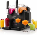 SEEGER sorbetière, 2 L, Noir, SuperSlush Twin, Machine à Granités Double 4 Liter, 7-in-1 Slush Machine, 7 Programmes Prédéfinis