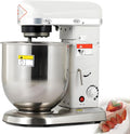 DNEPEI robot pâtissier, 5 L/7 L/10 L, 350 W/500 W/500 W, 5 L, 7 L, 10 L, Acier inoxydable, Argenté, Professionnel