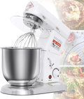 Cashwise robot pâtissier, 5 L / 7 L / 10 L, 350 W / 500 W / 500 W, 10 L, 10 L, Argenté/Blanc, Professionnel, Crochet pétrisseur