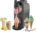 Cecotec sorbetière, 1,5 L, 210 W, Marron, Machine à Granités - - - Twist&Ice Cream B, Commande Tactile, Réfrigération sans Précongélation