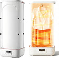 armoire Gavscient, 900 W, Gris, porte-vêtements électrique contrôlable