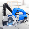 Nettoyeur Machines à couper les carreaux, 1200 W, Noir, de carrelage électrique, machine de nettoyage automatique de joints avec souffleur d'eau