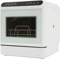 awolsrgiop Lave-vaisselles posables, QLK-T18, Réservoir de 6 L - Convient pour la vaisselle de 4 à 6 personnes, 1100 W, Environ 52 dB, 6 L, Blanc