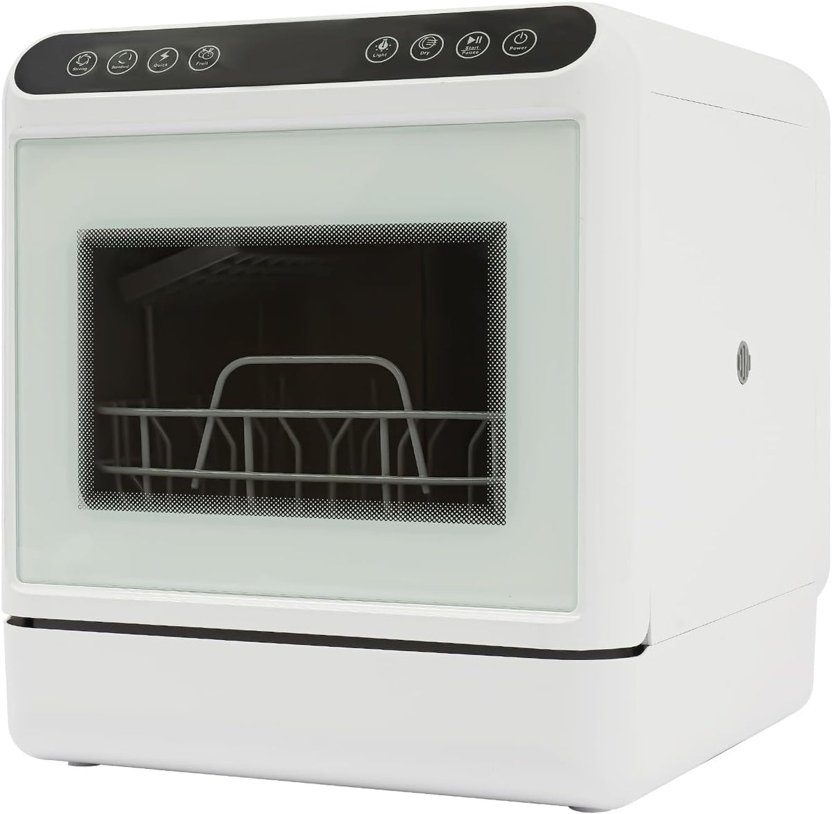 awolsrgiop Lave-vaisselles posables, QLK-T18, Réservoir de 6 L - Convient pour la vaisselle de 4 à 6 personnes, 1100 W, Environ 52 dB, 6 L, Blanc