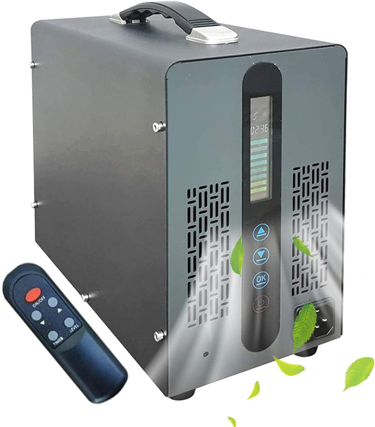 RDJSHOP groupe électrogène, AC110-220 V / 50-60HZ, blanc, noir, Générateur d'ozone àÉcran Tactile avec Télécommande