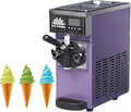 LJLYYDS sorbetière, 20 × 40 × 51 Cm, Acier Inoxydable, Violet, Machine à glace professionnelle mono-parfum