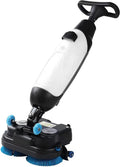 ZHLINGQ Nettoyants pour sol, 43 Cm, 1200 M, Blanc, Nettoyeur De Sols Rechargeable Et Machine De Lavage Et De Nettoyage à Sec