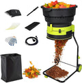 ZHIGUANYUN broyeur, 2 500 W, 54 cm, 60M, Noir, de Feuilles électrique, à Compost, Feuilles de Jardin