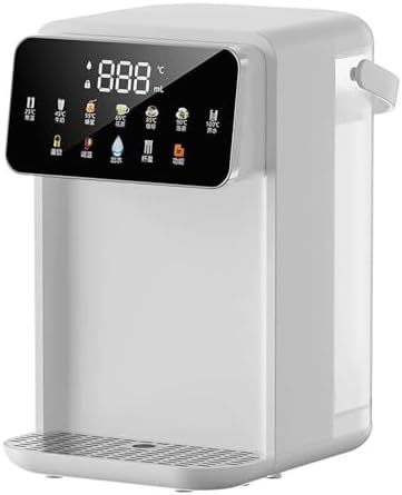 Générique distributeur d'eau chaude, 19 x 24 x 3, Noir, de comptoir, 1 Chariot temporel à 1 Gal avec Serrure pour Enfants