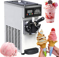 Himopuer sorbetière, ZB-BQL28, 20 x 40 x 51 cm, 450 W, 3,5 L, Acier inoxydable, Blanc, Machine à glace professionnelle