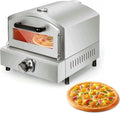 XSDAJSD four à pizza, 47,5 x 42,5 x 40,5 cm, 110 V/220 V, Argenté, de comptoir, électrique d'intérieur