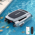 Glowdora robot aspirateur, 200 m, Noir, Nettoyeur Piscine Solaire, Couverture Maximale ², Pollen). Compatible Avec Piscines Enterrées