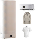 JAVPTAV armoire, Gris, Machine à repasser automatique, circulation d'air chaud à 360°, intelligente, sèche le linge