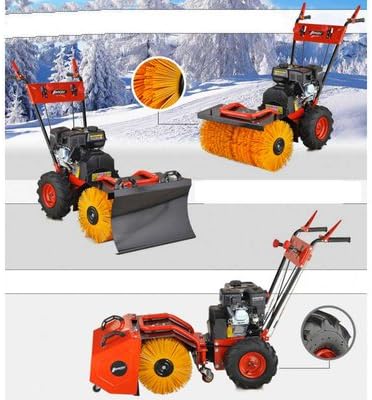 Viron fraise à neige, Noir, Balayeuse à neige 11CV avec démarreur électrique et moteur à essence