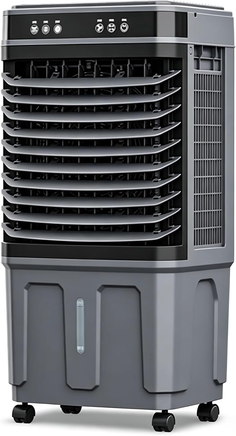 XGQXZWC fontaine à eau, 80 W, 45 – 60 dBA, 50 L, 100x43 cm, 39x43, Blanc, Refroidisseur D'air Évaporatif Industriel