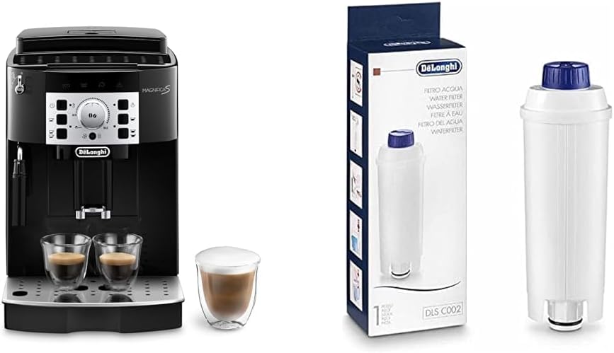 De'Longhi broyeur, 220 W, Noir, Pack Delonghi Machine Expresso Automatique avec ECAM22.110.B Magnifica S, 1.8 liters