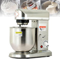 Robot robot pâtissier, 10 L, Argenté, pâtissier 3 Vitesses avec Bol en Acier Inoxydable, Batteur à pâte, pâtissier Professionnel