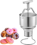 Machine Machines à donuts, 18 x 18 x 41,9 cm ; poids : 1 kg., 3 L, Argenté, à donuts manuelle, en acier inoxydable avec support