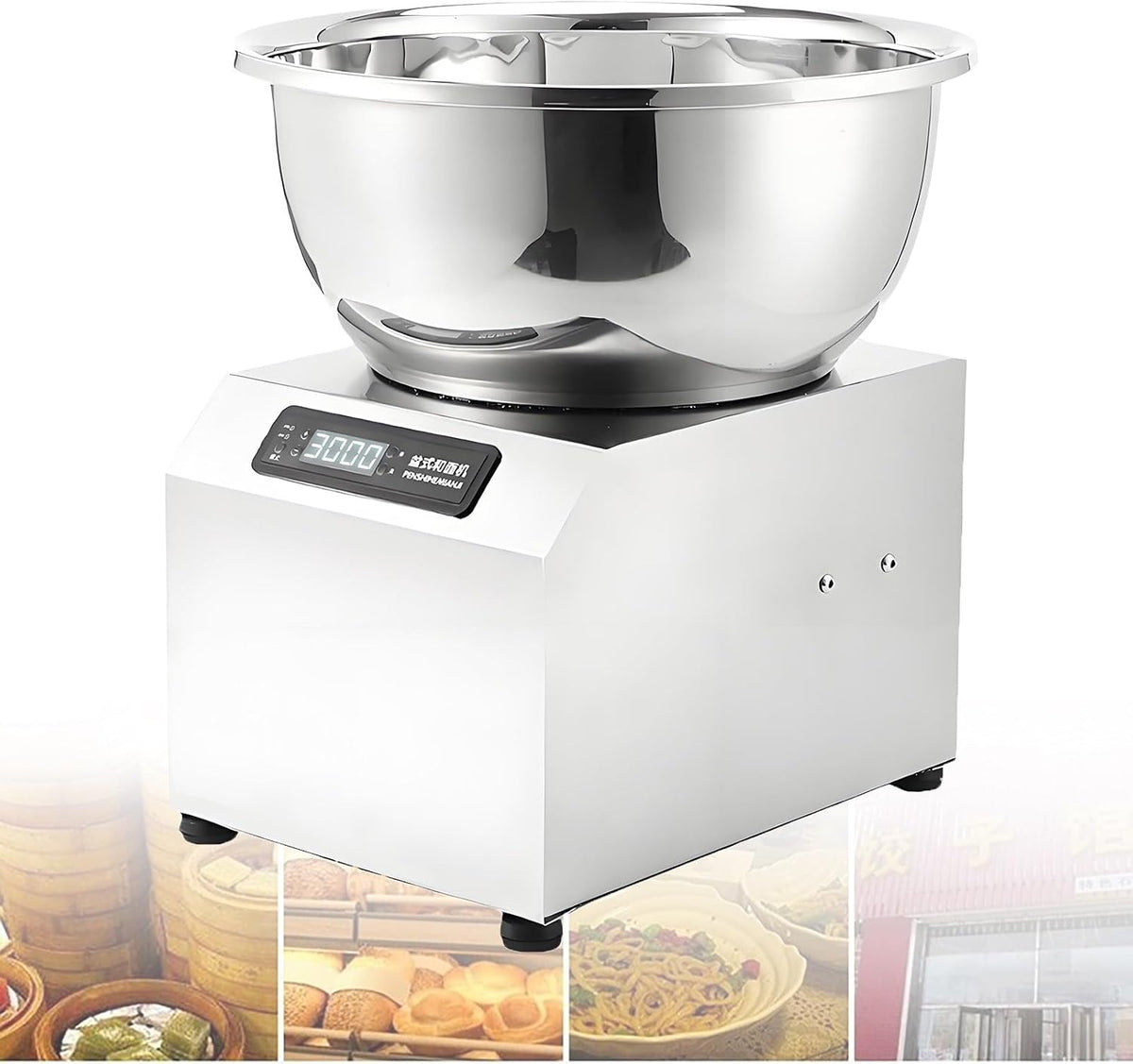 EpyGnom blender, 550 W, 3 kg, Acier inoxydable, Argenté, Double Rotation et Minuterie