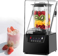 CUTANGELAR blender, 200 x 210 x 580 mm, 2 L, 2 200 W, 110 V/220 V, 75 dB, Argenté, 6 Lames Inox 17000 tr/min Concasse Glace