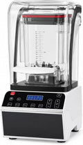 SHUMIAO blender, 450 × 260 × 215 mm / 17,9 × 10,2 × 8,46 po, 2,2 L, 2 200 W, 2200 W, 46000 tr/min, Noir, Professionnel Silencieux