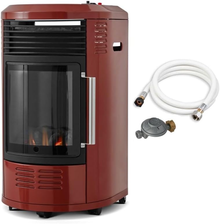 FAVEX Chauffage au gaz, 40 m, Rouge
