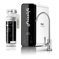 FRIZZLIFE Filtres sous éviers, Noir, filtre à eau à osmose inverse -pH+ alcalin minéral, norme NSF/ASNI 58&53&42&372
