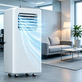 PSHCEE climatiseur portable, 12000 BTU, 40 m, Blanc, avec Télécommande, Refroidissement Rapide pour Pièce jusqu'à ²