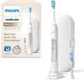 PHILIPS Soniques, 110-220 V Batterie : rechargeable., blanc., Sonicare ExpertClean 7300, Brosse à dents électrique sonique avec application