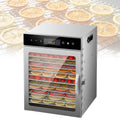 vanenferse déshydrateur alimentaire, 400 W/800 W, acier inoxydable, Noir