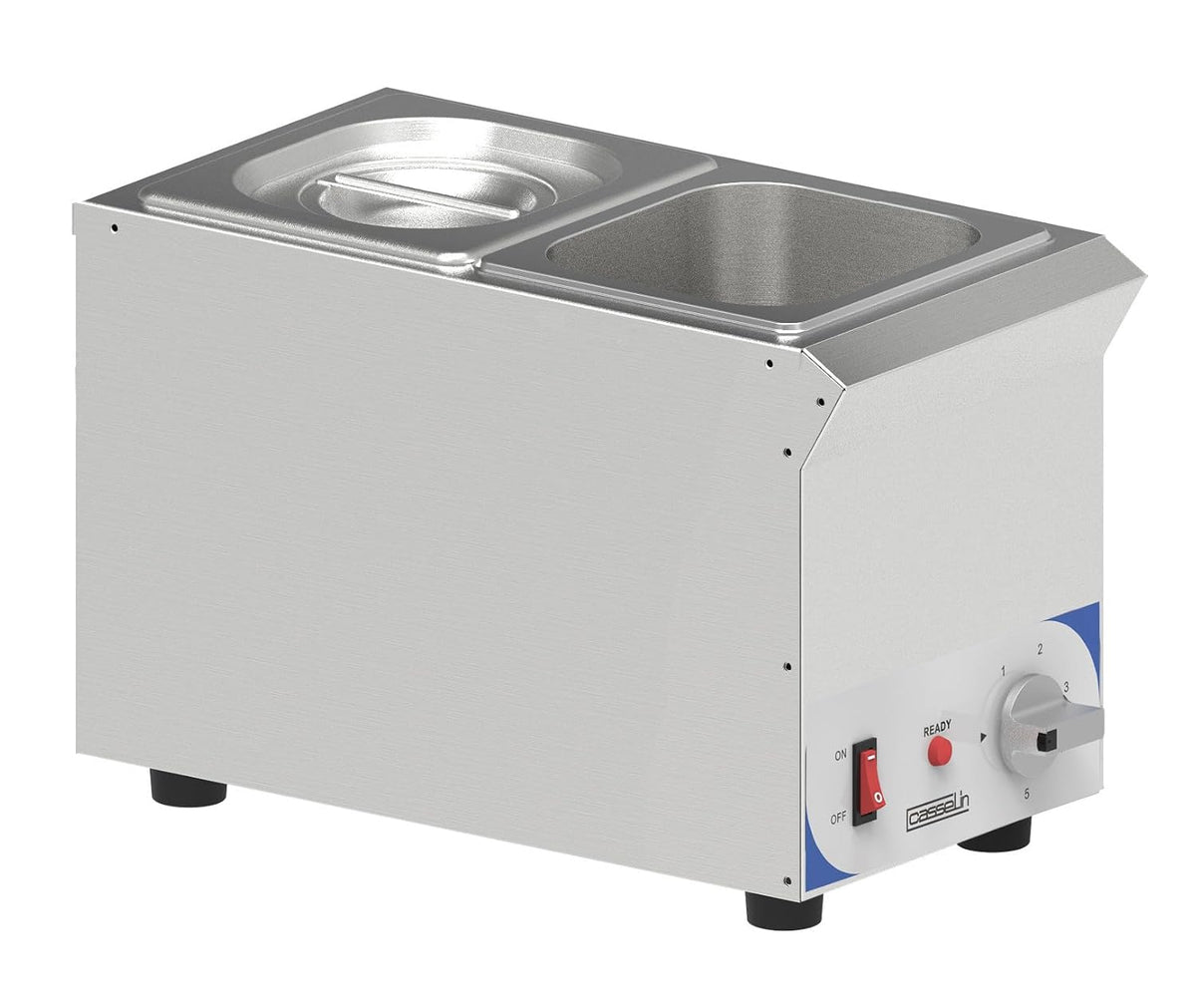 Casselin Bain-marie, Noir, CBMS216 V Bain Marie à Sauce 2 X GN 1/6 Compact